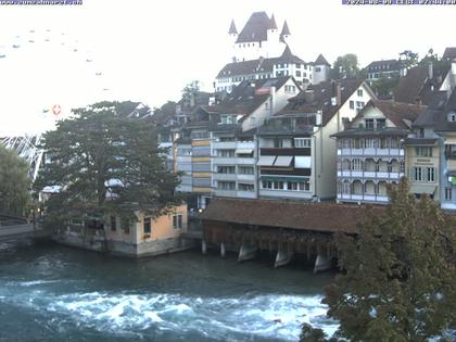 Thun: Innenstadt - Blick auf das Schloss