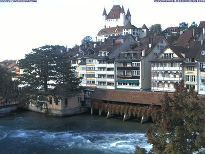 Thun: Innenstadt - Blick auf das Schloss