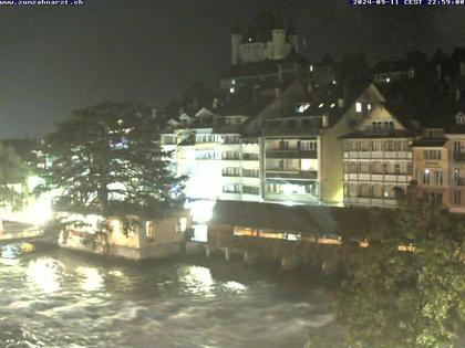 Thun: Innenstadt - Blick auf das Schloss