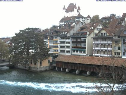 Thun: Innenstadt - Blick auf das Schloss