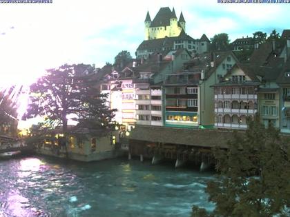 Thun: Innenstadt - Blick auf das Schloss