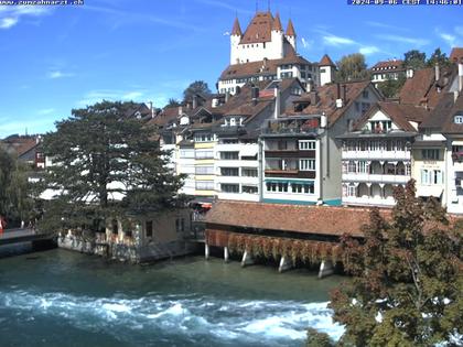 Thun: Innenstadt - Blick auf das Schloss