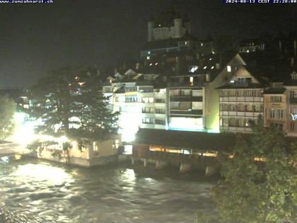 Thun: Innenstadt - Blick auf das Schloss