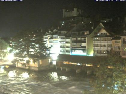 Thun: Innenstadt - Blick auf das Schloss