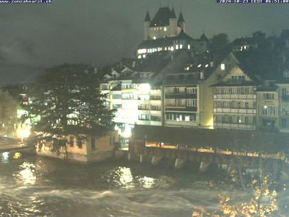 Thun: Innenstadt - Blick auf das Schloss