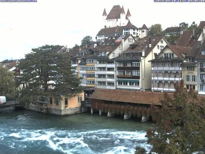 Thun: Innenstadt - Blick auf das Schloss