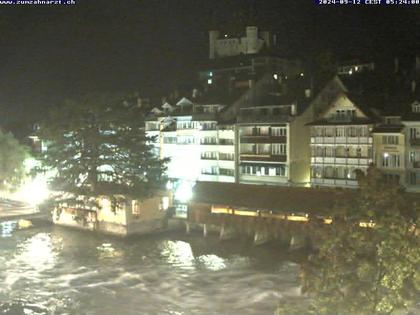 Thun: Innenstadt - Blick auf das Schloss