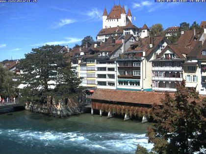 Thun: Innenstadt - Blick auf das Schloss