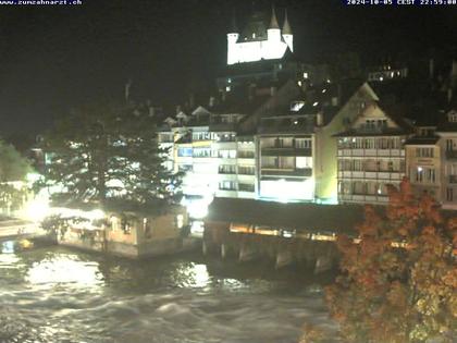 Thun: Innenstadt - Blick auf das Schloss