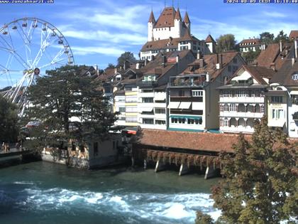 Thun: Innenstadt - Blick auf das Schloss