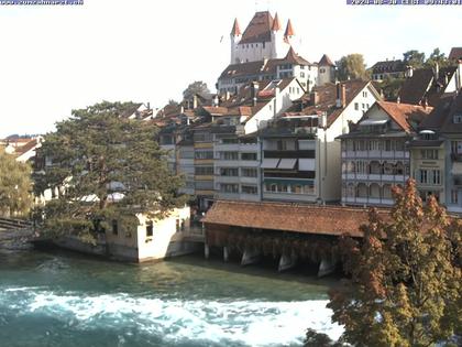 Thun: Innenstadt - Blick auf das Schloss