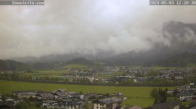 Vue webcam de jour à partir de Sankt Johann in Tirol › North West: Wilder Kaiser