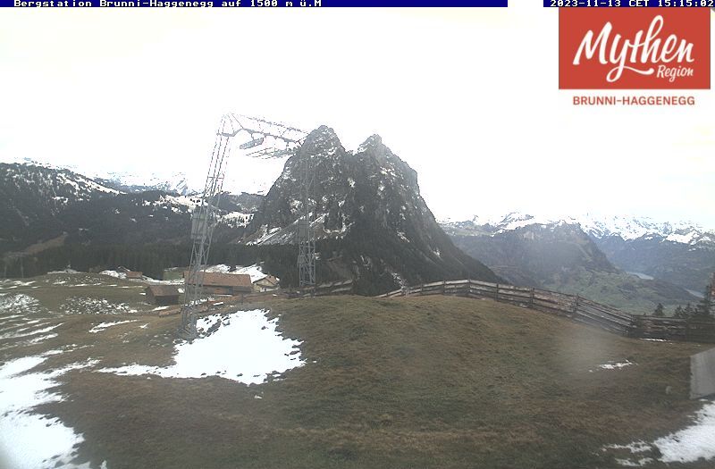 Traffic Cam Brunni: Mythenregion - Einsiedeln (Bergstation) - Haggenegg