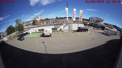 Risch-Rotkreuz: Webcam Rotkreuz Kreisel Coop Tankstelle