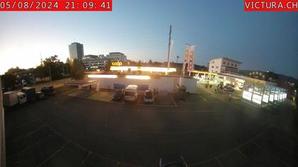 Risch-Rotkreuz: Webcam Rotkreuz Kreisel Coop Tankstelle