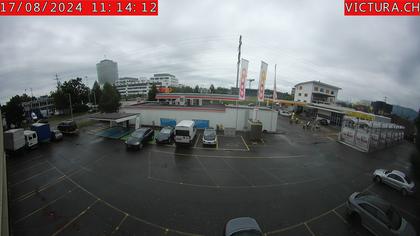 Risch-Rotkreuz: Webcam Rotkreuz Kreisel Coop Tankstelle