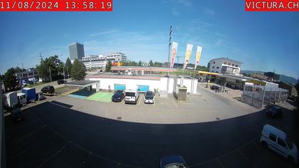 Risch-Rotkreuz: Webcam Rotkreuz Kreisel Coop Tankstelle