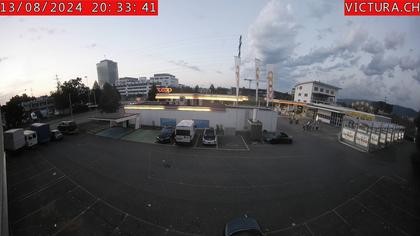 Risch-Rotkreuz: Webcam Rotkreuz Kreisel Coop Tankstelle