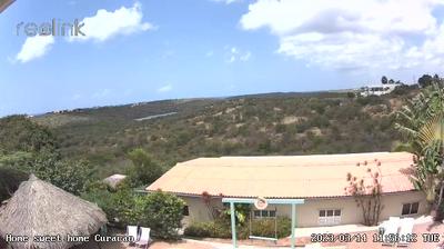 Daylight webcam view from Jan Thiel: Nature Reserve. View from Home Sweet Home Mini Resort