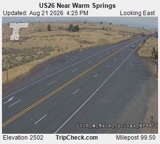 Traffic Cam Gateway: US 26 Near Warm Springs
