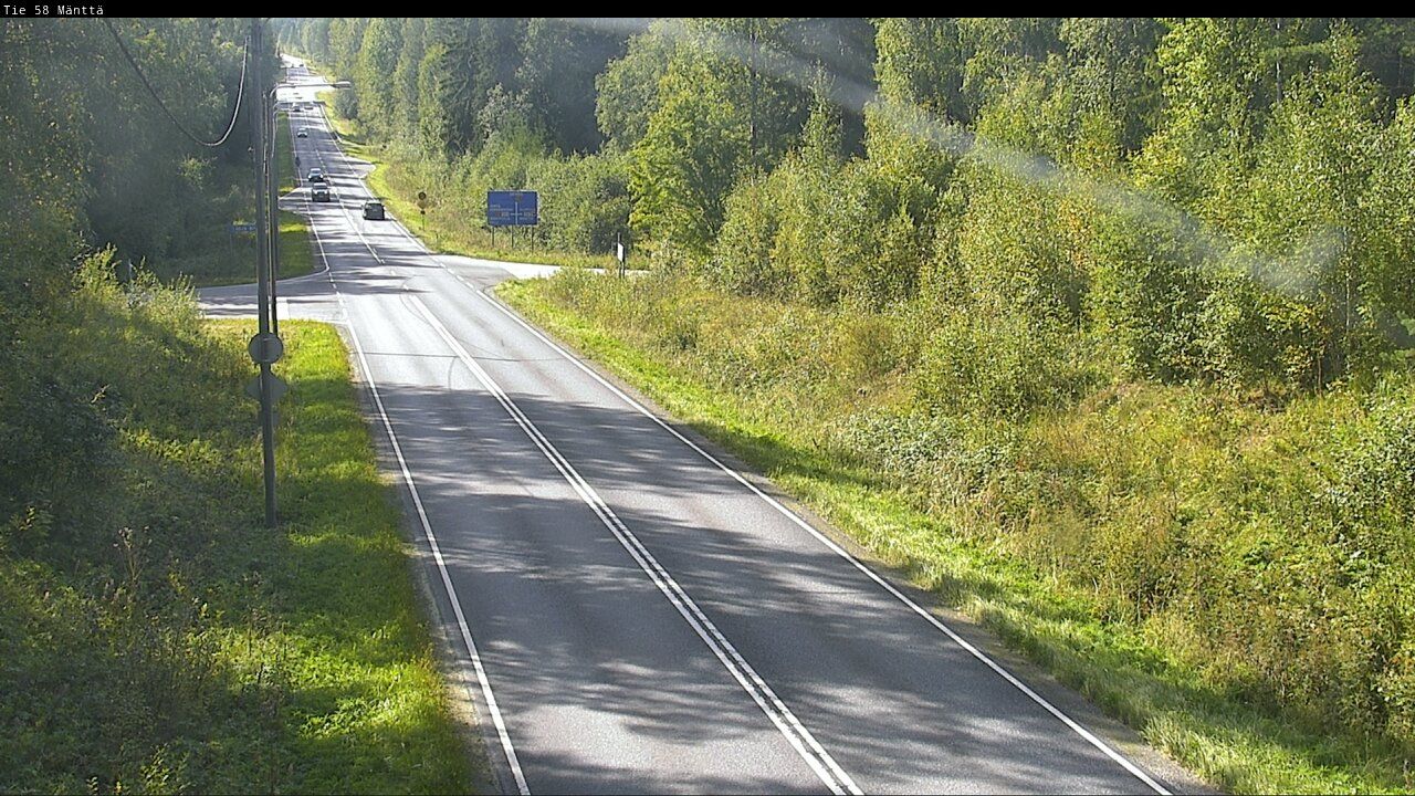 Traffic Cam Mantta-Vilppula: Tie 58 Mänttä - Orivedelle