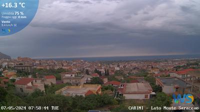 immagine della webcam nei dintorni di Trapani: webcam Carini