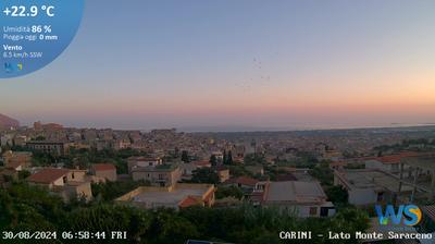 immagine della webcam nei dintorni di Mazara del Vallo: webcam Carini