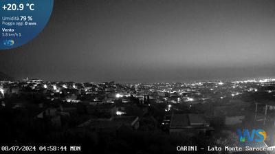 immagine della webcam nei dintorni di Palermo: webcam Carini