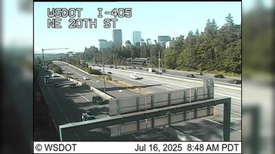 Bellevue: I-405 at MP 14.5: NE 20th St