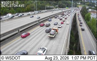 Traffic Cam Seattle: I-5 at MP 167.6: Boylston Ave
