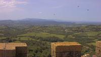 Ultima vista de la luz del día desde Manciano: Vista SW°