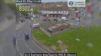 Heathfield and Waldron: A12 Eastern Ave/Gants Hill R-About - Day time