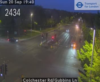 Traffic Cam London Borough of Bexley: Colchester Rd/Gubbins Ln