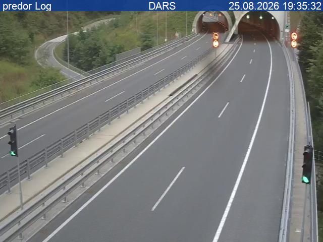 Traffic Cam Zgornje Gruskovje: A4, Maribor - Gruškovje, predor Log