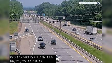 Traffic Cam Clifton Park › South: I-87 at Exit 9 NY 146