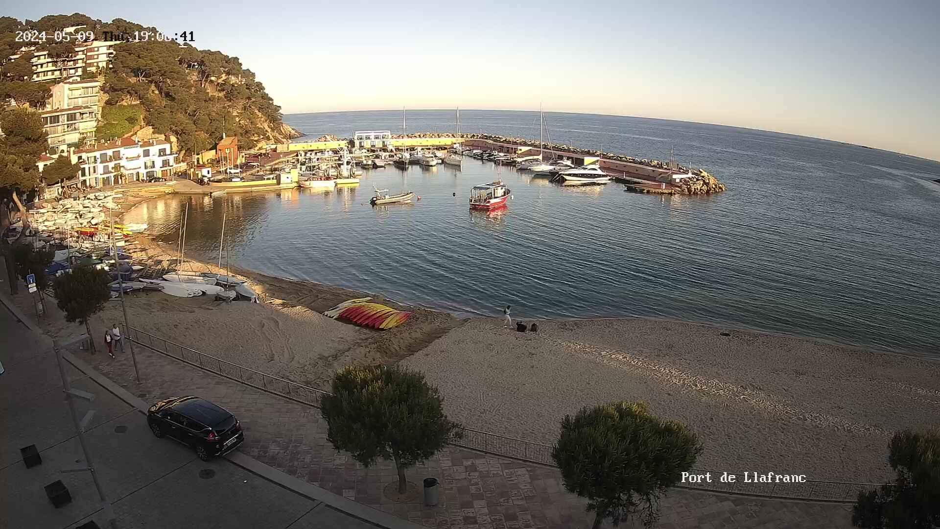 Webcam en directo del Port de Llafranc