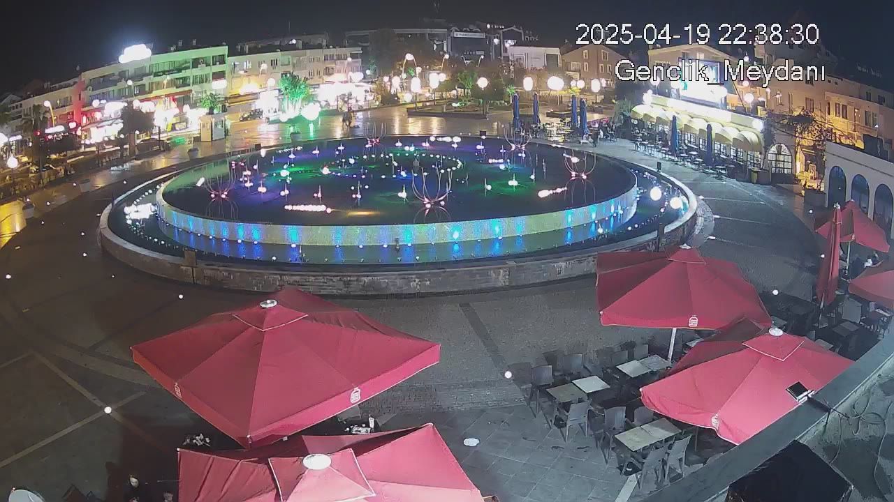 Traffic Cam Marmaris › South-East: Marmaris 19 Mayıs Gençlik Medyanı