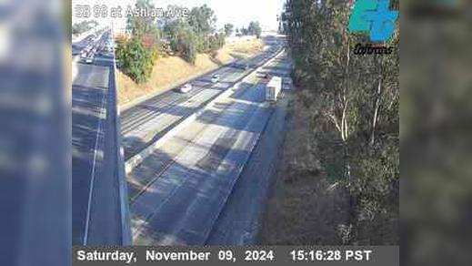 Traffic Cam Fresno › South: FRE-99-AT ASHLAN AVE