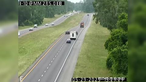 Traffic Cam Live Oak: I-10 @ MM 285.0