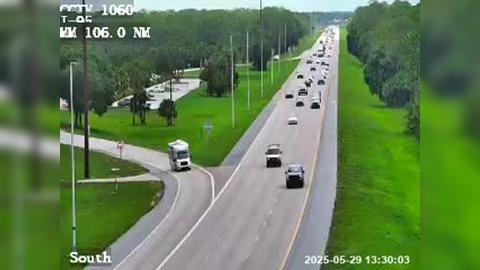 Traffic Cam Palm City: I-95 MP 106.0 Northbound