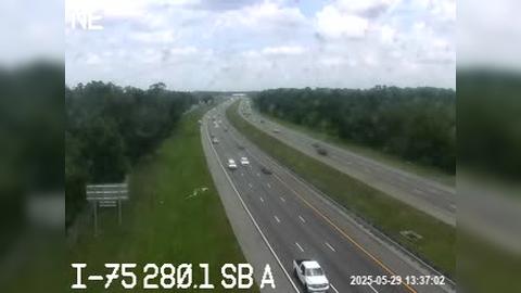 Traffic Cam Wesley Chapel: I-75 at MM 280.1