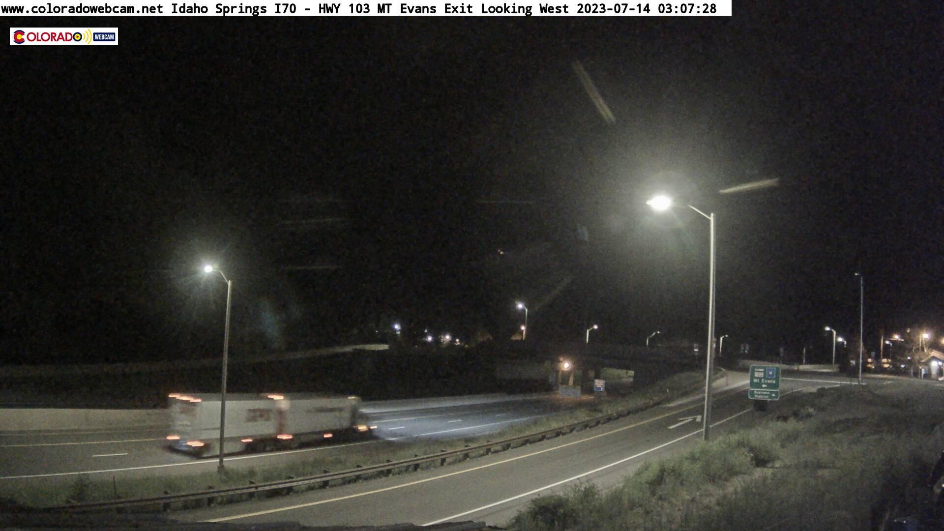 Traffic Cam Idaho Springs: ColoradoWebCam.NetIdaho Springs Webcam I Highway  Mount Evans Exit