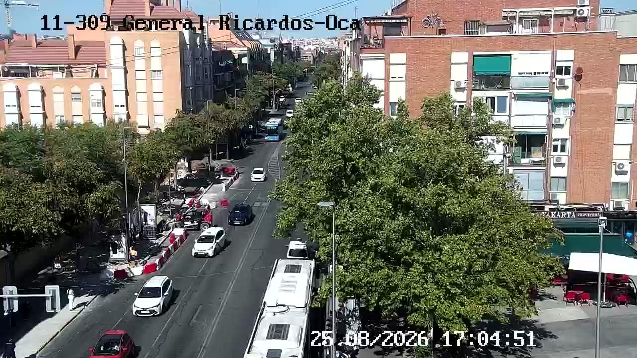 Traffic Cam Zofio: GENERAL RICARDOS - OCA
