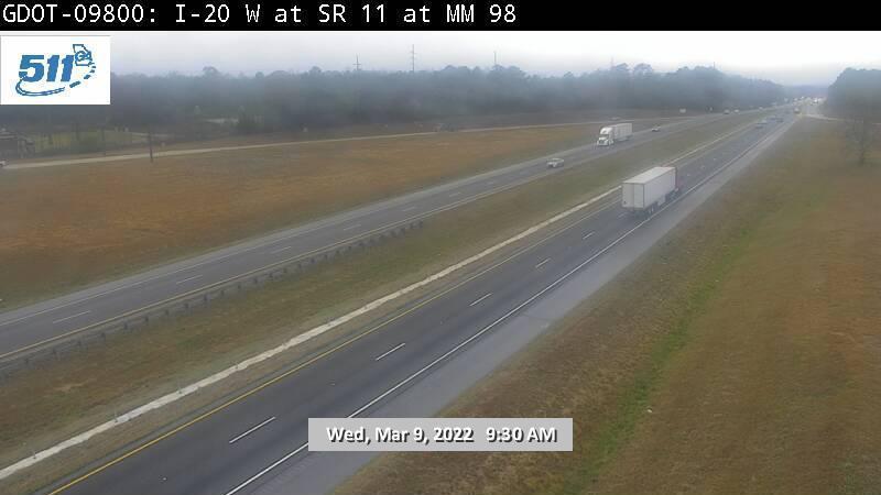 Traffic Cam I-20 WB @ SR 11