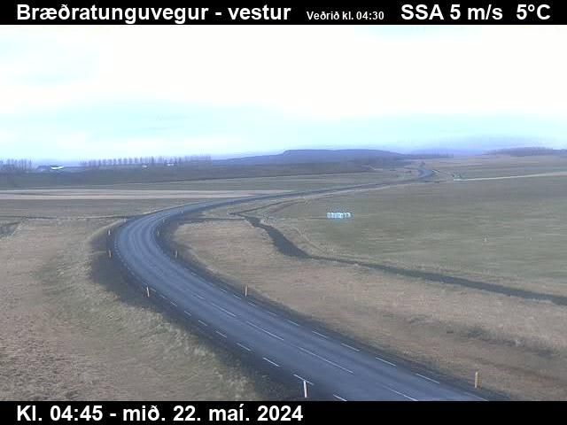 Traffic Cam Southern Region: Eldhraun