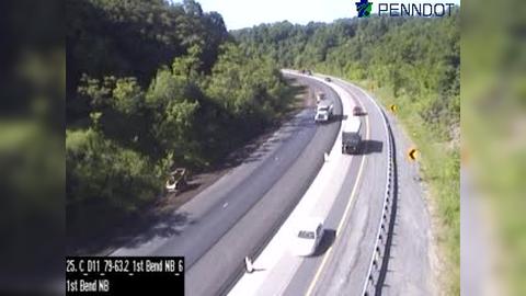 Traffic Cam Kennedy Township: I-79 @ MM 63.2 (1ST BEND_NORTHBOUND)