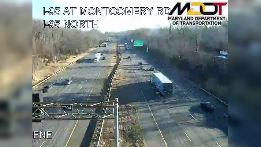 Traffic Cam Quail Ridge: I-95 AT MONTGOMERY ROAD (713016)