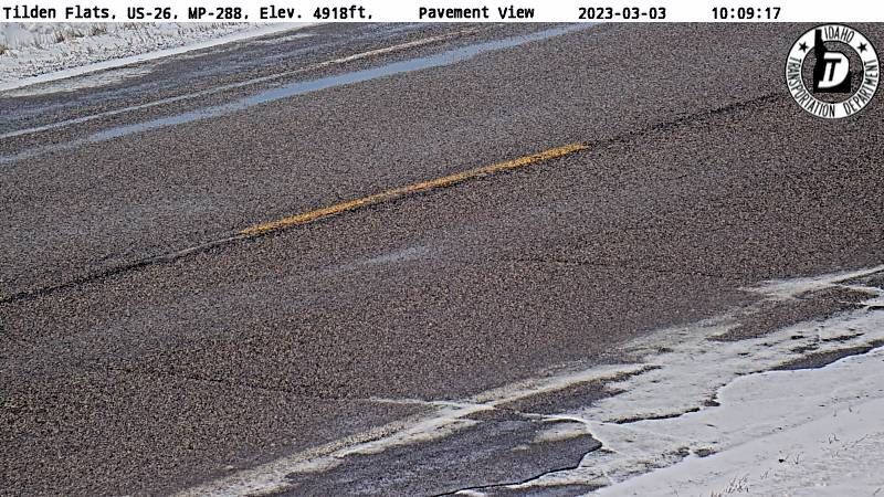 Traffic Cam Atomic City: US 26: Tilden Flats: Pavement