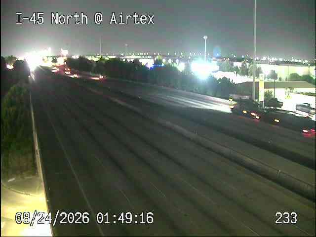 Traffic Cam Aldine › South: IH-45 North @ Airtex