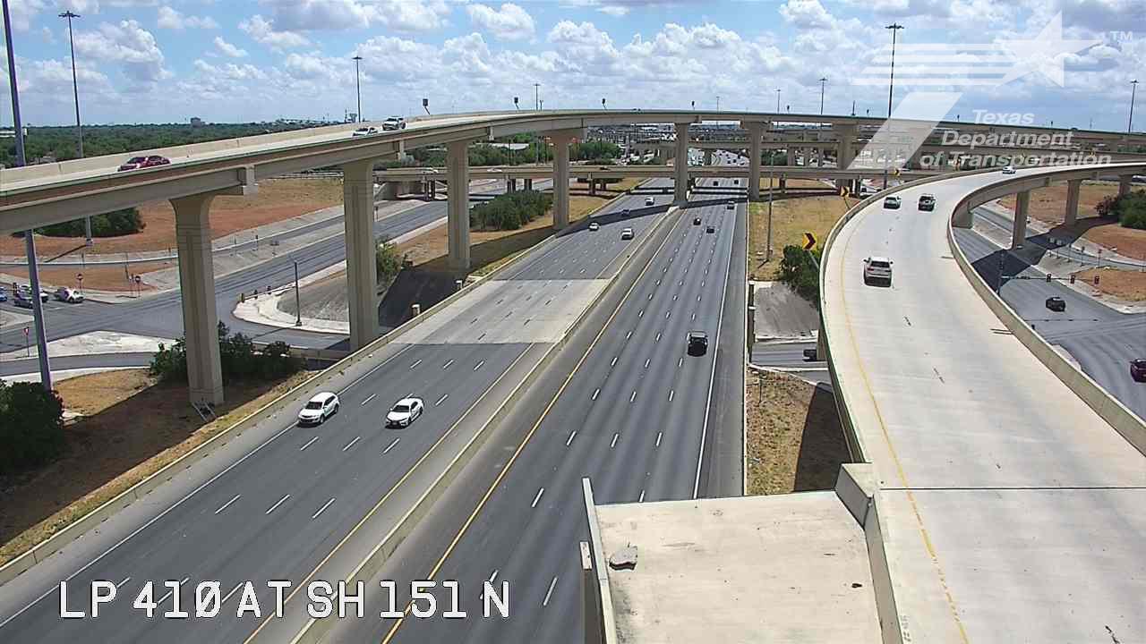 Traffic Cam San Antonio › South: LP 410 at SH 151 N